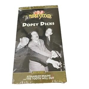 The Three Stooges Dooey Dicks VHS Vintage Classic New Sealed 1996‎